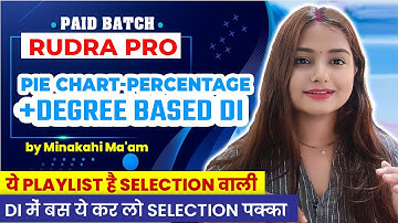 Pie Chart Percentage + Degree Based DI | Mains Level Data Interpretation | SBI IBPS RRB RBI LIC