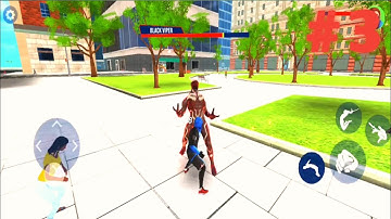 Spider fighting : Hero Game || # 3 || Defeated Black Viper || Gameplay Walkthrough 3 (IOS , Android)