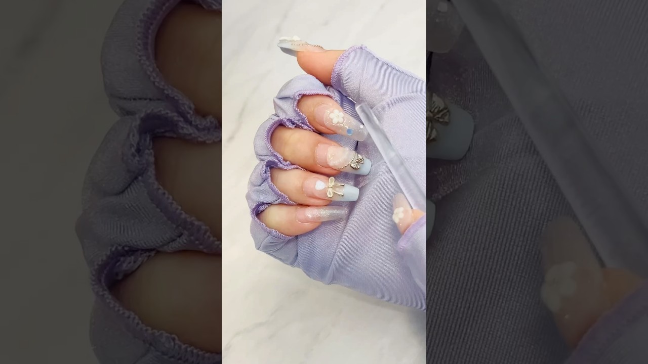 repair my nail with me #nails #nailrepair #asmr #diy