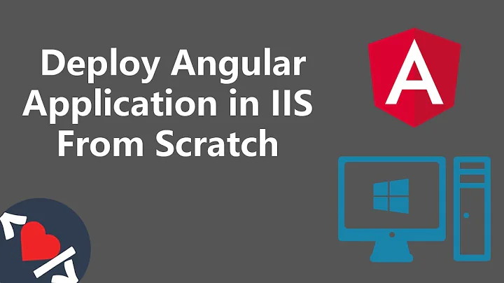 Deploy Angular App in IIS from Scratch