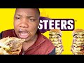 Biggest burger  in steers menu