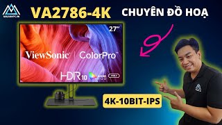 SIÊU PHẨM MÀN HÌNH 4K DÀNH CHO THIẾT KẾ ĐỒ HOẠ CHUYÊN NGHIỆP | VIEWSONIC VP2786-4K 27" IPS