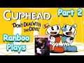 Ranboo not stopping until he beats Cuphead (with facecam for National Ranboo Day)