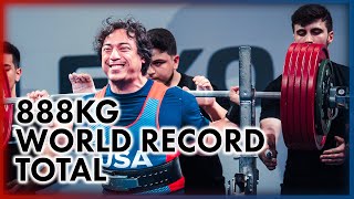 JONATHAN CAYCO - 888kg World Record Total - IPF WORLDS 2023
