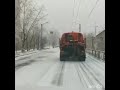 Очистка читинских дорог от снега в ноябре