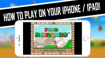 HOW TO PLAY Super Mario World (SNES) on iPhone, iPad, iPod, iOS | [Setup Tutorial & Settings]