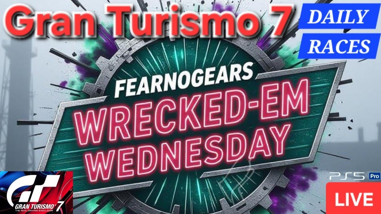 🟢LIVE🔴 Gran Turismo 7 - WRECK'ED EM WEDNESDAY Daily Races at ST.CROIX & MONZA w/The Brigade!!