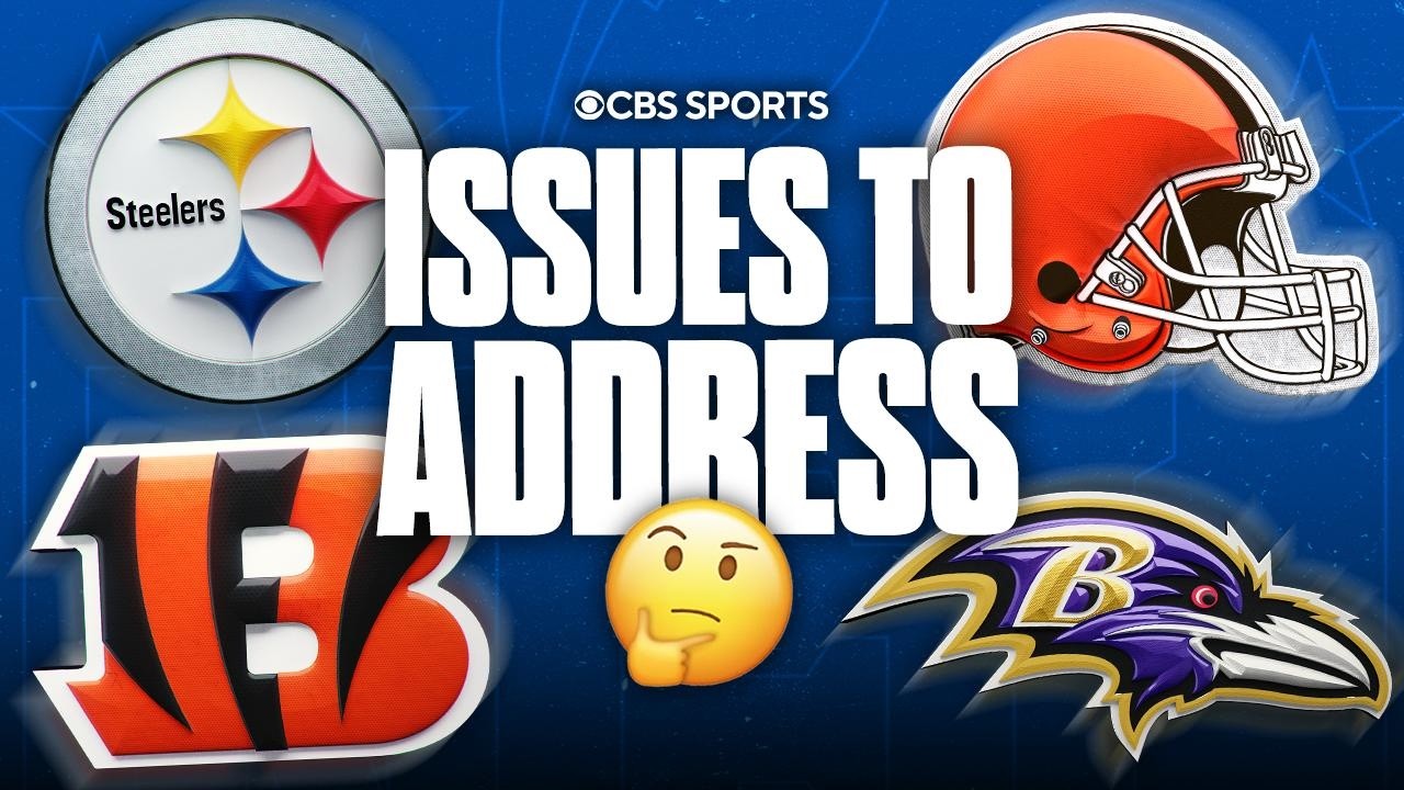 Issues to address before the season for every AFC North team 🤔 | Steelers, Ravens, Bengals, Browns