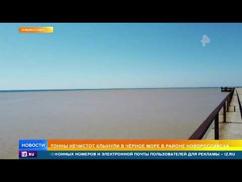 Потоки нечистот хлынули в Черное море рядом с Новороссийском