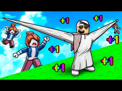 The Long Arms Challenge in Roblox! 🔥😱 (I turned into an octopus)!!