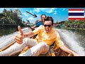 Racing turbo riverboats in bangkok thailand  this was crazy