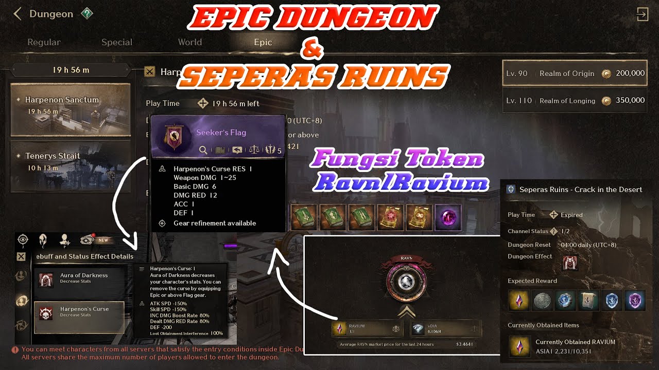 NIGHT CROW GLOBAL | F2P.!! PENGGUNAAN TOKEN RAVN/RAVIUM UNTUK FLAG GEAR 