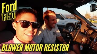 Ford F150 Blower Motor Resistor Quick and Easy Repair 2009 - 2014