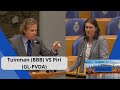 Tuinman bbb clasht met piri glpvda je kan geen onberperkte steun geven dat is gevaarlijk