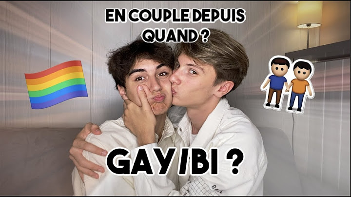 ON VOUS DIT TOUT SUR NOTRE COUPLE !