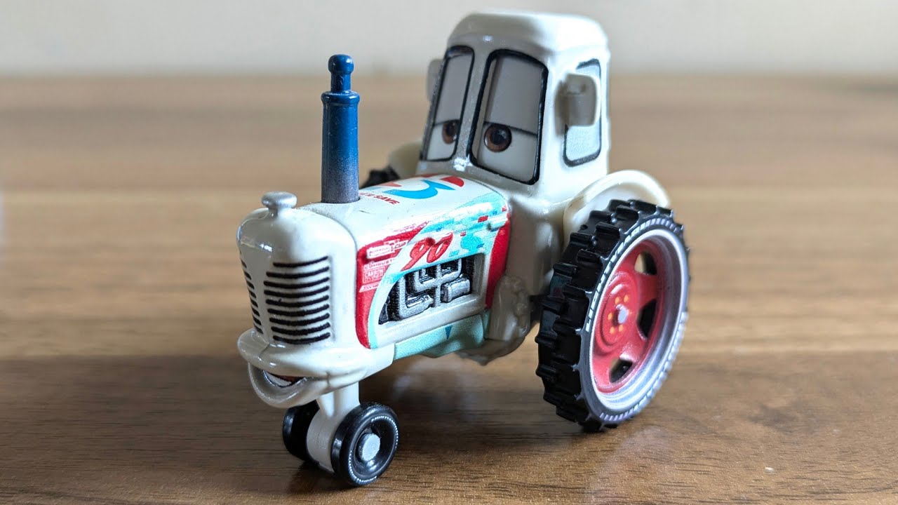 Mattel Disney Pixar Cars Diecast Bumper $ave Racing Tractor