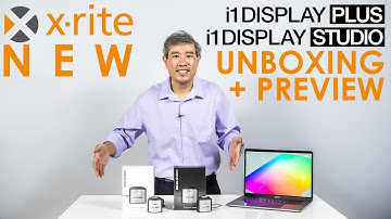 New X-Rite i1Display Pro Plus & i1Display Studio Unboxing and Initial Calibration Test!