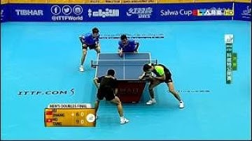 2016 Kuwait Open Highlights: Zhang Jike/Xu Xin vs Tang Peng/Ho Kwan Kit (Final)