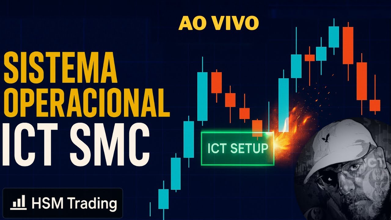 Setup de Trading ICT + SMC - Sistema Operacional no XAUUSD – Ao Vivo