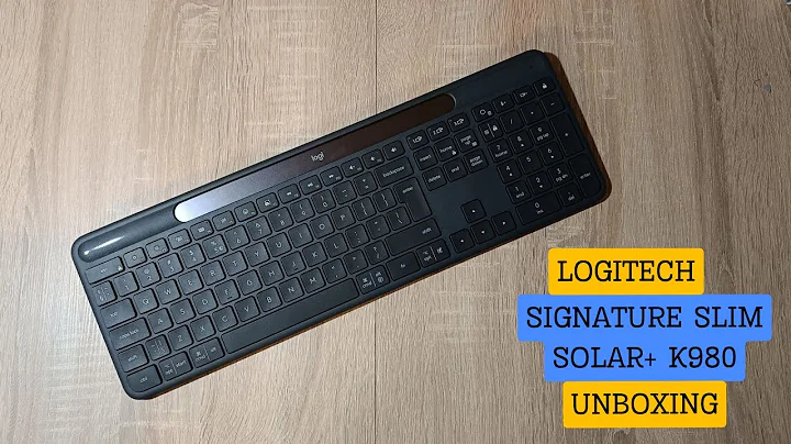 Logitech Signature Slim Solar+ K980 | Unboxing | First impressions