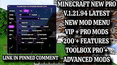 Minecraft New Latest V.1.21.94 Toolbox Infinite Premium Mod Menu | Link in Pinned Comment