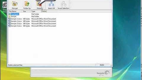 Seagate Manager - Security through Encryption