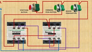 Magnetic Contactor Interlock Wiring DiagramMotor Control Circuit Diagram | Electrical System.