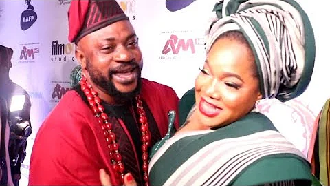 MOMENT ODUNLADE ADEKOLA APPRECIATES TOYIN ABRAHAM AS SHE STORM ORISA MOVIE PREMIERE