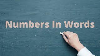 2nd Grade | How To Write Numbers In Words