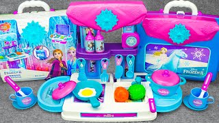 64 Minutes Satisfying with Unboxing Frozen Elsa Kitchen Playset, Disney Toys Collection | ASMR