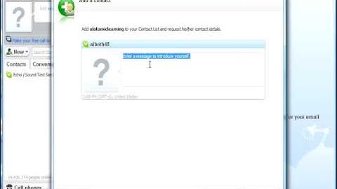 Creating Your Skype Contact List