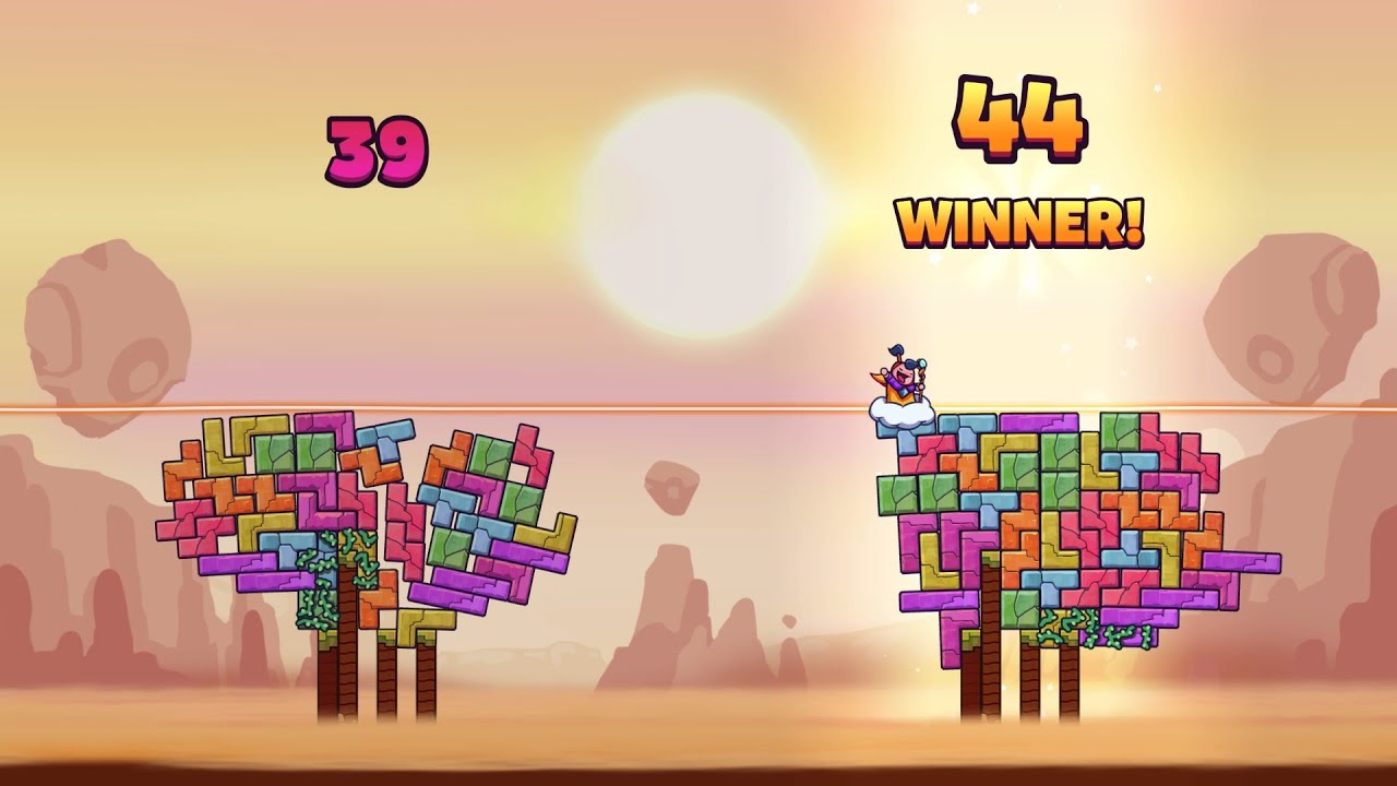 Tricky Towers - Puzzle Normal Worldrecord 44 Bricks - YouTube
