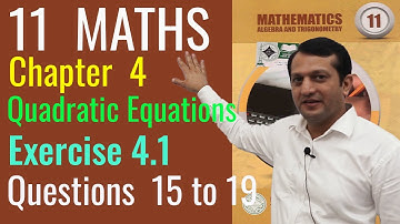 1st year math exercise 4.1 question 15 - 19 | FSc Mathematics
