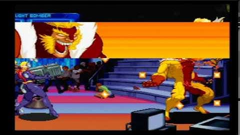 X-Men vs Street Fighter (PSone): Sabretooth 99+ Hit Combo #1