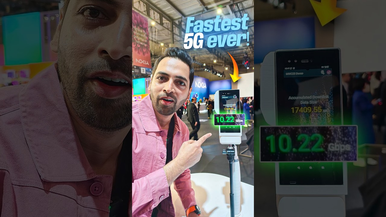 10Gbps 5G Speed Test – Is This Even Real?! 🤯 #shorts
