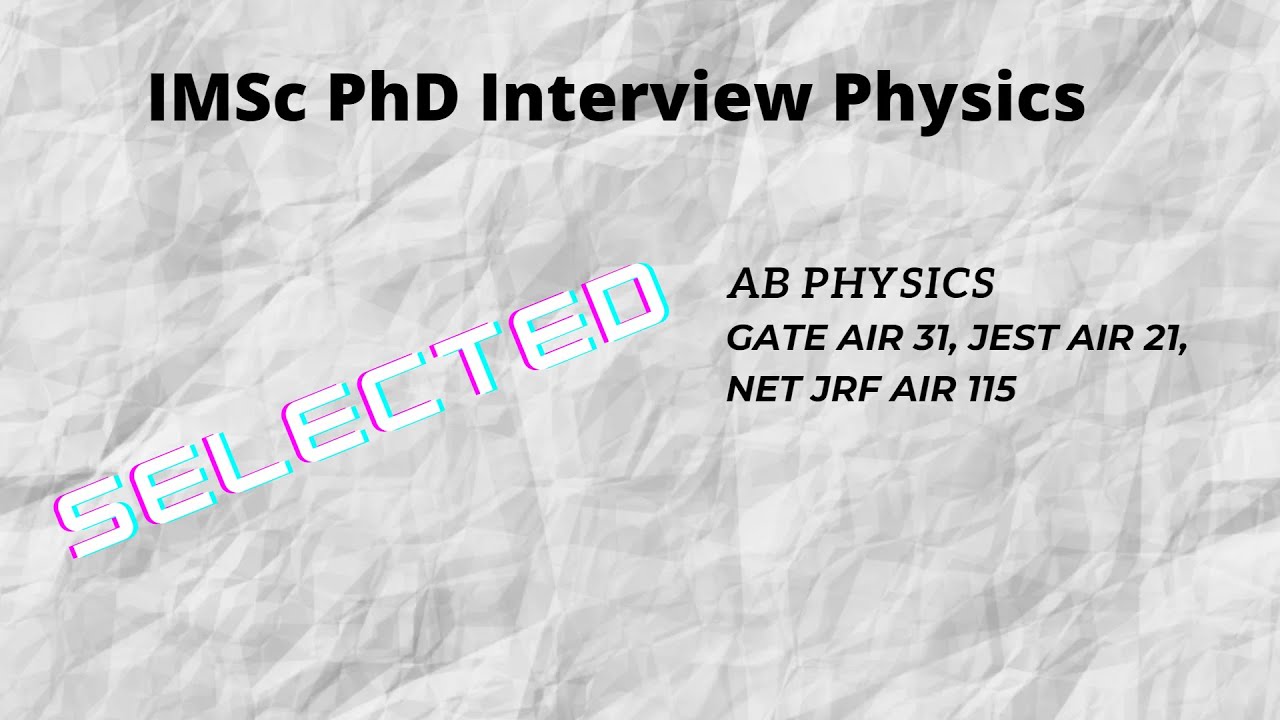 phd physics jobs in chennai