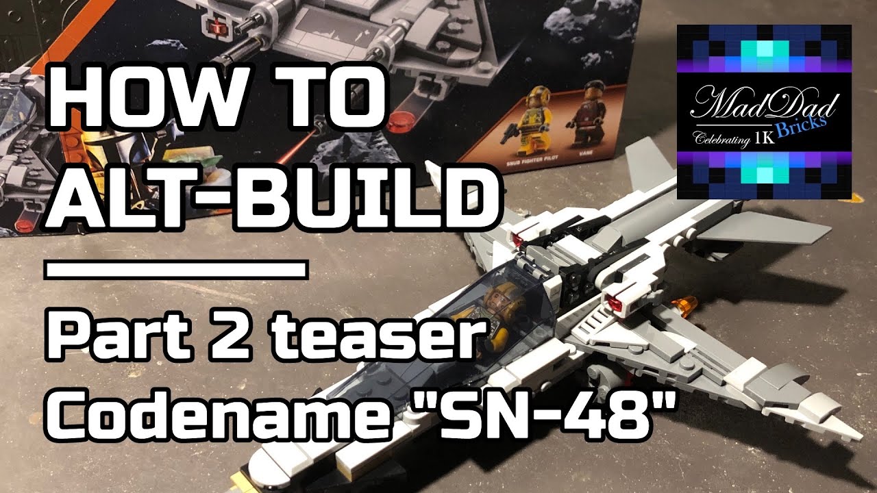 75346 PIRATE SNUB FIGHTER - LEGO ALT-BUILD Tutorial Part 2 Teaser