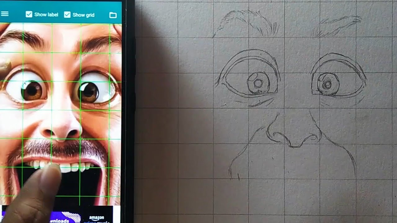How To Draw weird Face Drawing Step By Step Outline Tutoria for ...