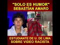Estudiante de la U. de Lima pide disculpas por polémico video r4cist4 #shorts