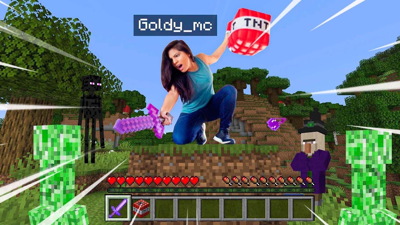 I Played Minecraft IN REAL LIFE For 24 HOURS!