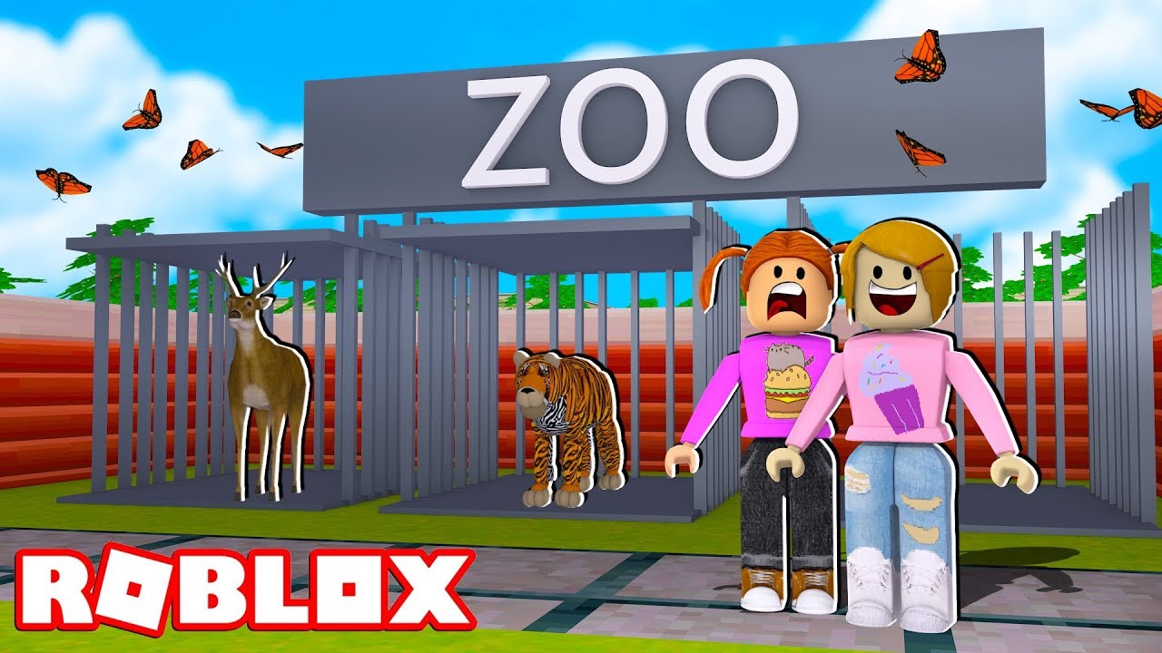 Roblox Roleplay The Animals Escaped At Robloxia Zoo Youtube