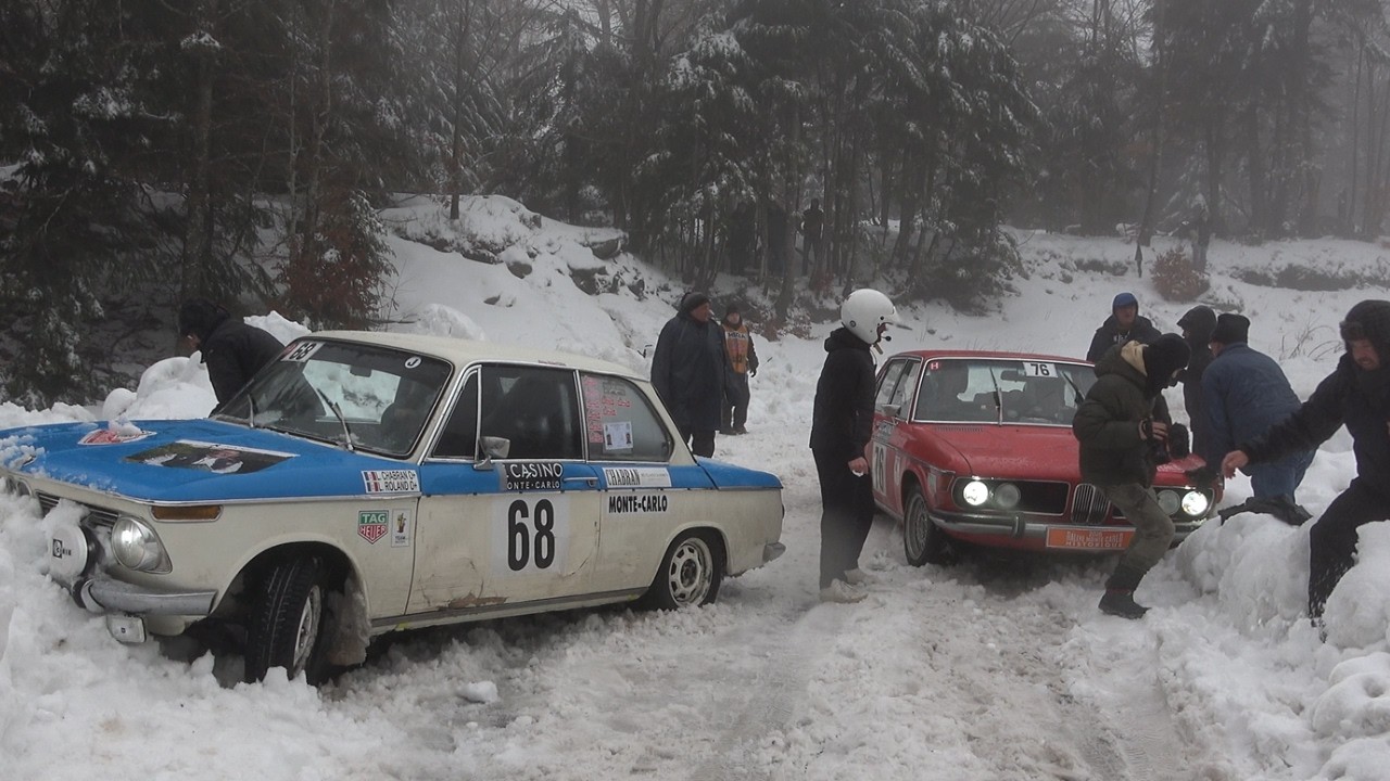 Rally Monte Carlo Historic 2026 - Lot of Mistakes & Show - Legendary Cars on Snow ❄️ #rally #wrc 