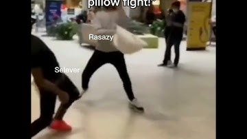 “It’s just a pillow fight” #selever #rasazy #siblings #midfightmasses #memes #idk