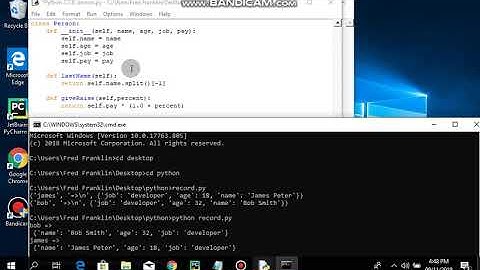 make a simple database application with python Tkinter  #4