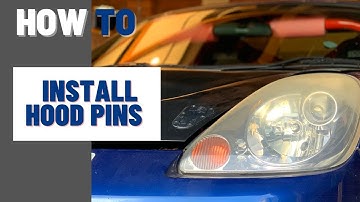 How To Install Hood Pins (AeroCatch)