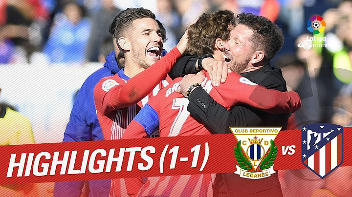 Highlights CD Leganés vs Atlético de Madrid (1-1)