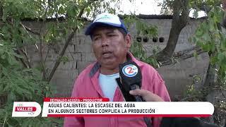 Productores de Aguas Calientes preocupados por la limpieza de canales y provisión de agua