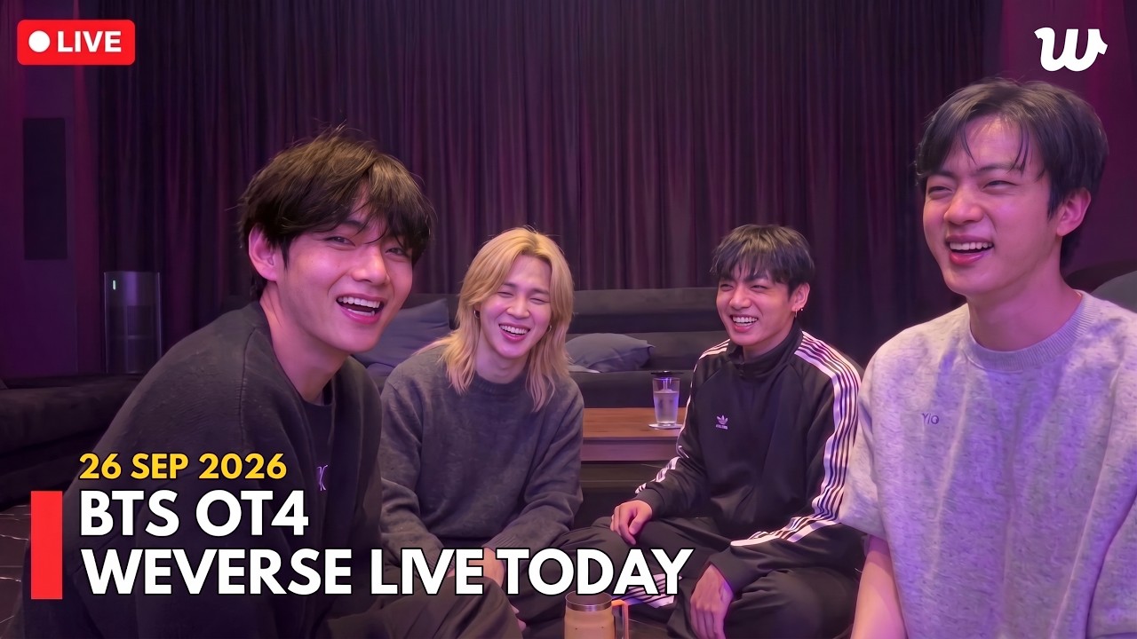 🔴 [MULTI SUB] BTS TAEHYUNG, JUNGKOOK, JIN & JIMIN FULL Weverse