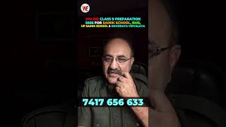 Online Class 9 Preparation 2026 for Sainik School, RMS, UP Sainik School and Navodaya Vidyalaya