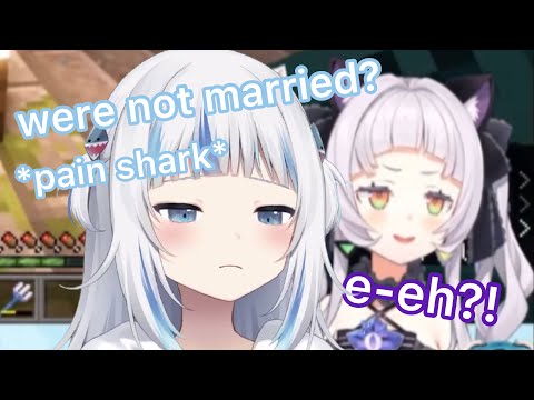 Gura Panics After Shion Mistranslates Her Message